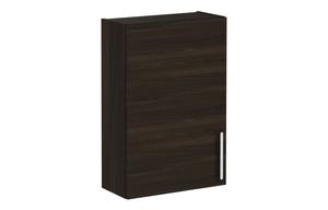 VitrA Root Flat 60cm 1 Door Upper/Wall Unit (LH Hinge) - Walnut